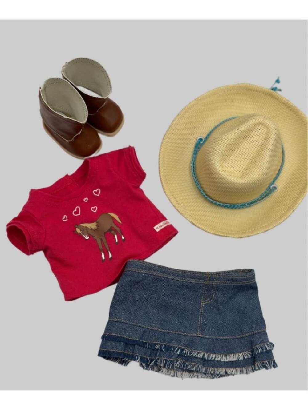 EUC American Girl 2010 Western Riding Outfit and Hat Retired